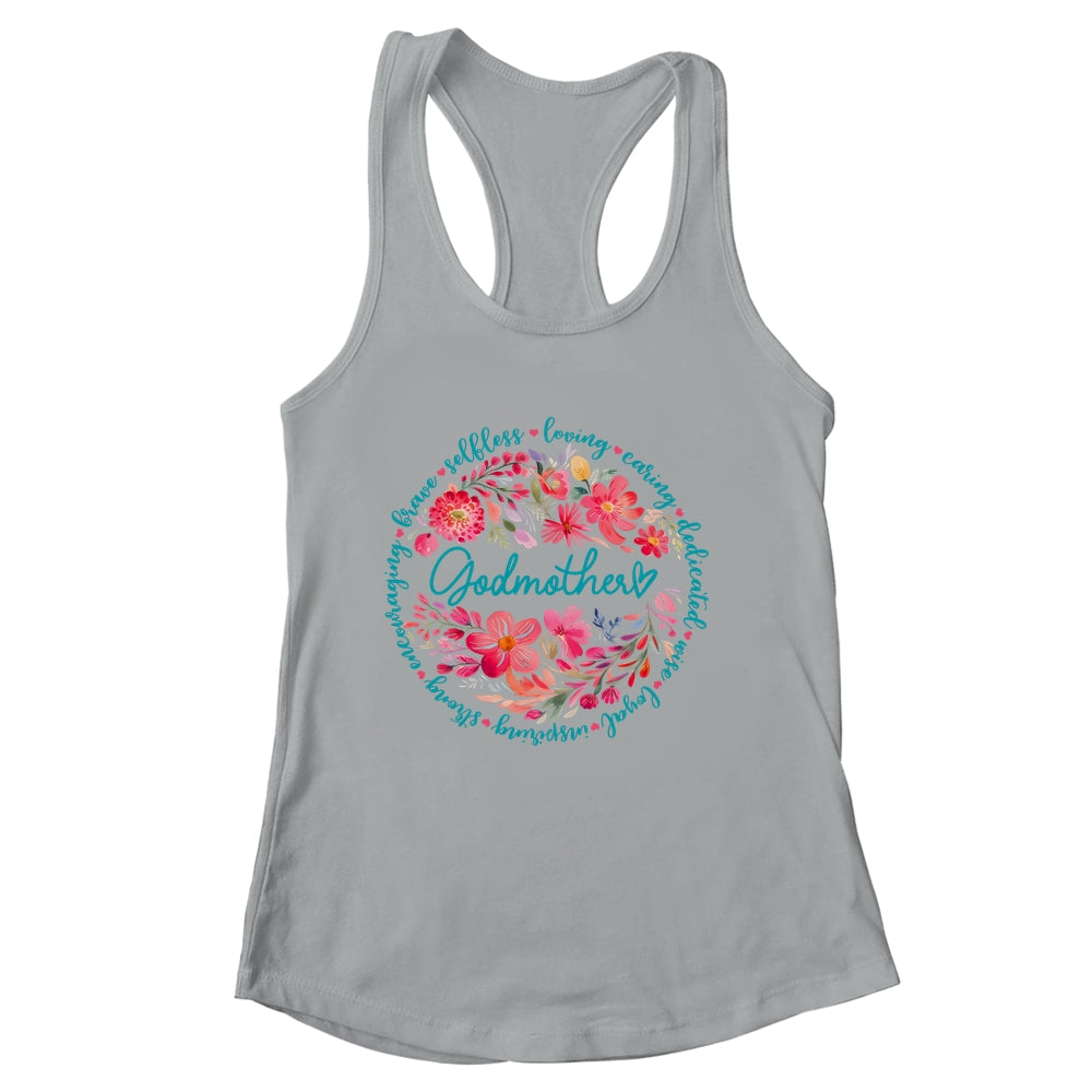 Floral Godmother Mothers Day Gardener Cute Wildflowers Women Shirt & Tank Top | siriusteestore