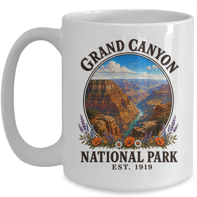 Floral Grand Canyon National Park Hiking Camping Outdoor Mug | siriusteestore