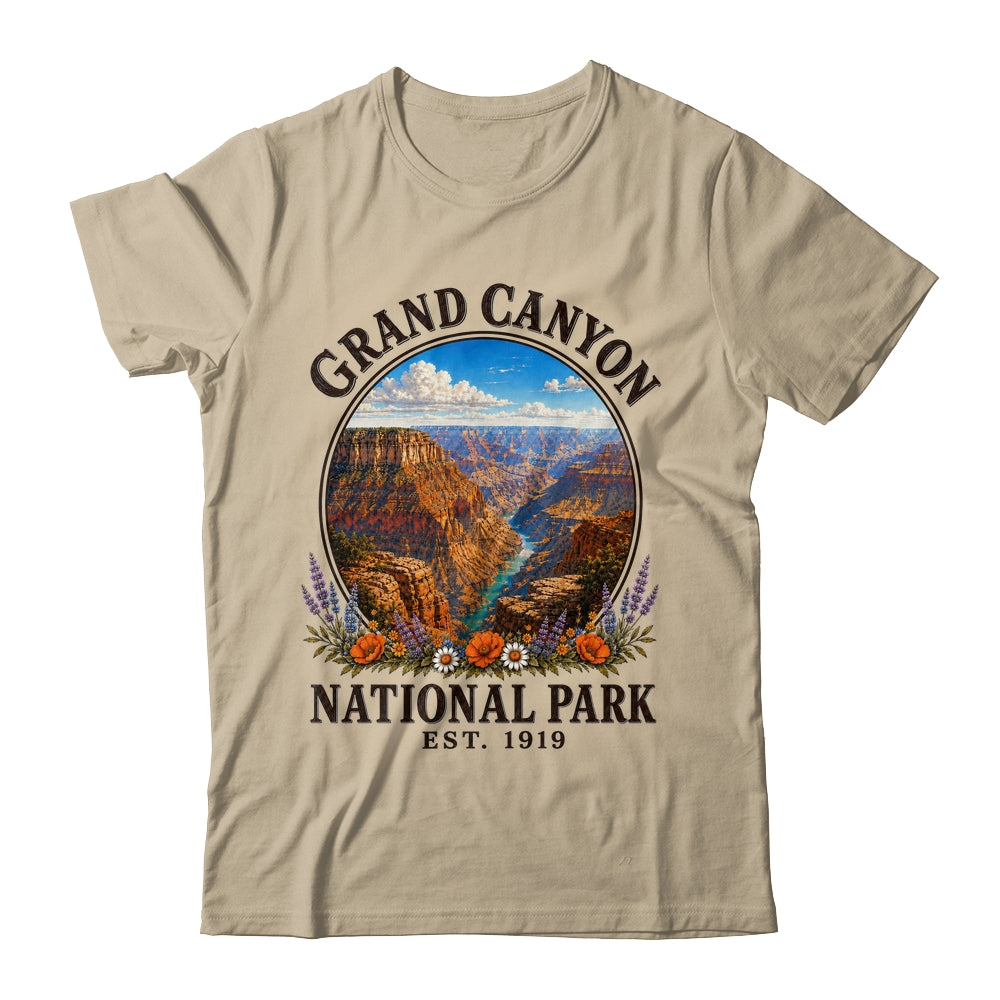 Floral Grand Canyon National Park Hiking Camping Outdoor Shirt & Tank Top | siriusteestore
