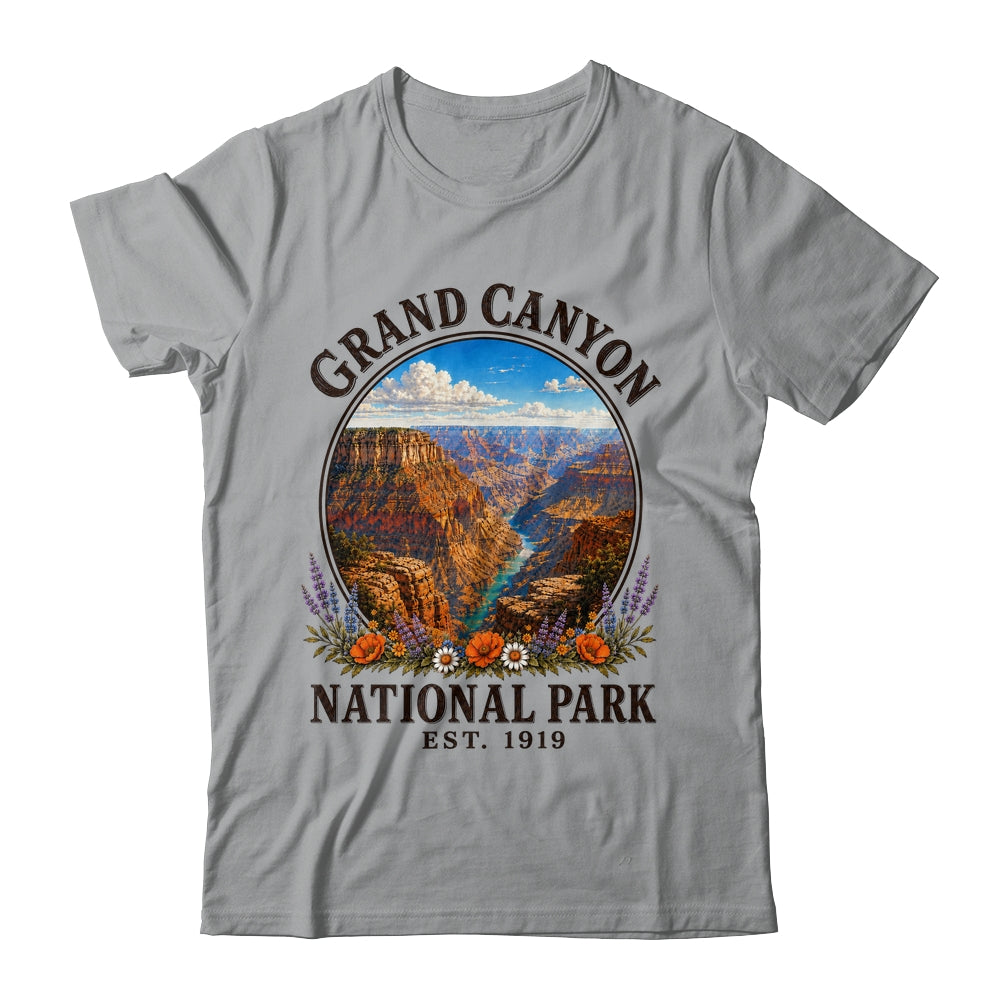 Floral Grand Canyon National Park Hiking Camping Outdoor Shirt & Tank Top | siriusteestore