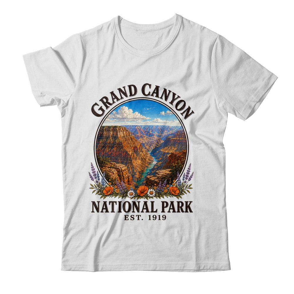 Floral Grand Canyon National Park Hiking Camping Outdoor Shirt & Tank Top | siriusteestore