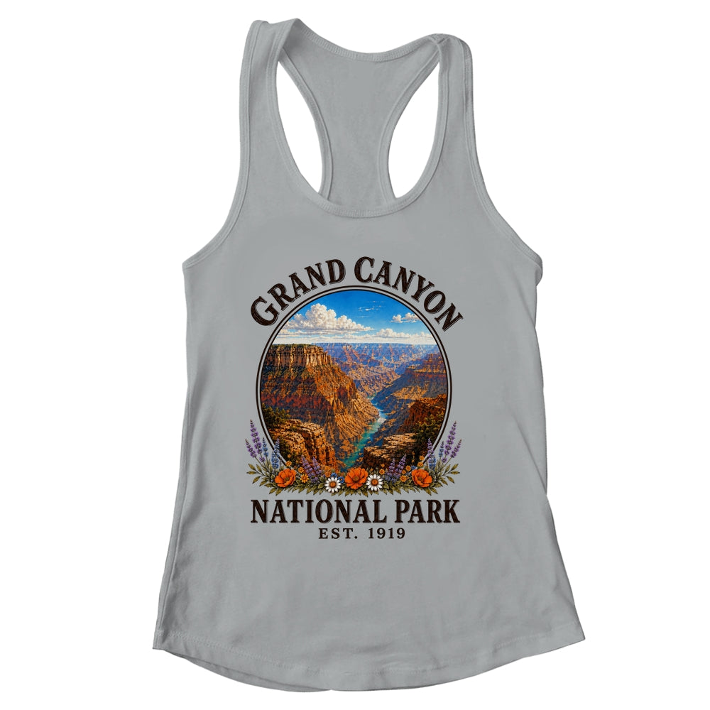 Floral Grand Canyon National Park Hiking Camping Outdoor Shirt & Tank Top | siriusteestore
