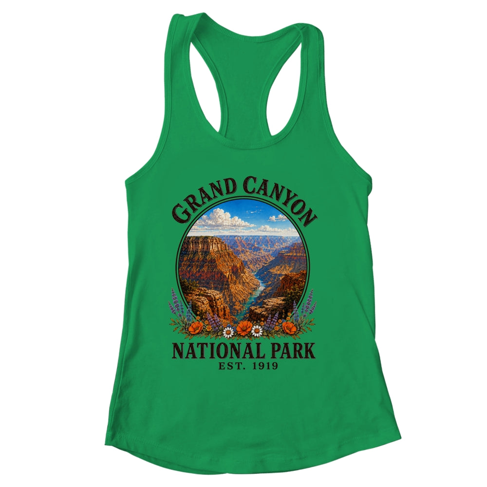Floral Grand Canyon National Park Hiking Camping Outdoor Shirt & Tank Top | siriusteestore