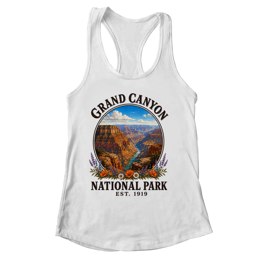 Floral Grand Canyon National Park Hiking Camping Outdoor Shirt & Tank Top | siriusteestore