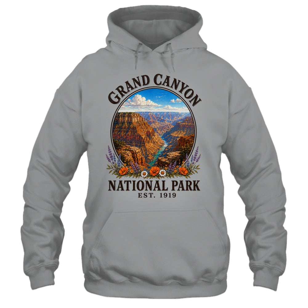 Floral Grand Canyon National Park Hiking Camping Outdoor Shirt & Tank Top | siriusteestore