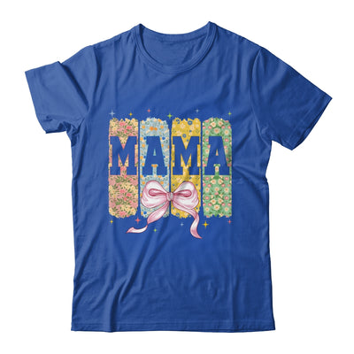 Floral Mama Coquette Bow Mothers Day Mama Floral Spring Boho Shirt & Tank Top | siriusteestore