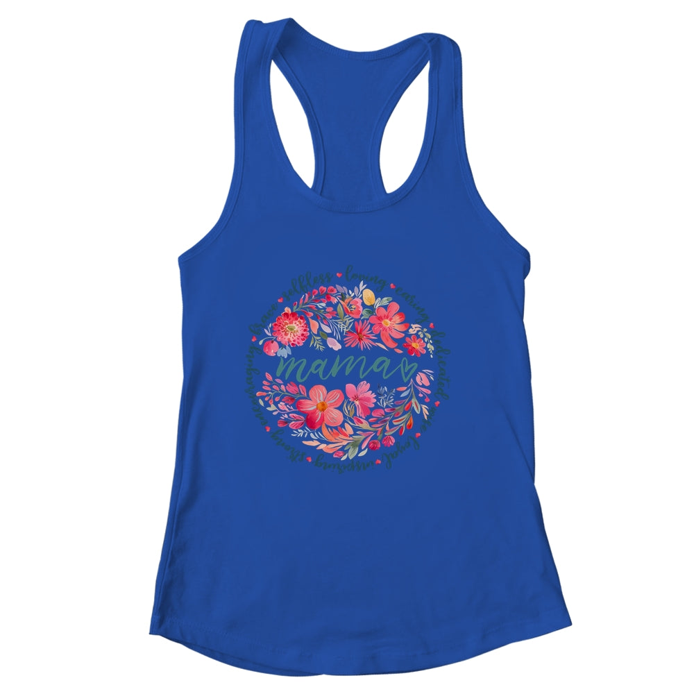Floral Mama Mothers Day Gardener Cute Mama Flowers Shirt & Tank Top | siriusteestore