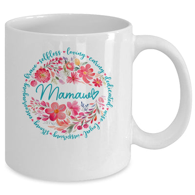 Floral Mamaw Mothers Day Gardener Cute Wildflowers Women Mug | siriusteestore