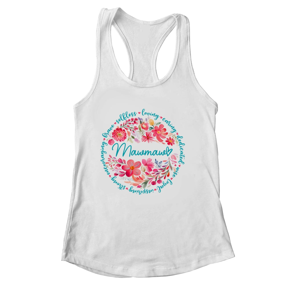 Floral Mawmaw Mothers Day Gardener Cute Wildflowers Women Shirt & Tank Top | siriusteestore