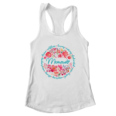 Floral Memaw Mothers Day Gardener Cute Wildflowers Women Shirt & Tank Top | siriusteestore