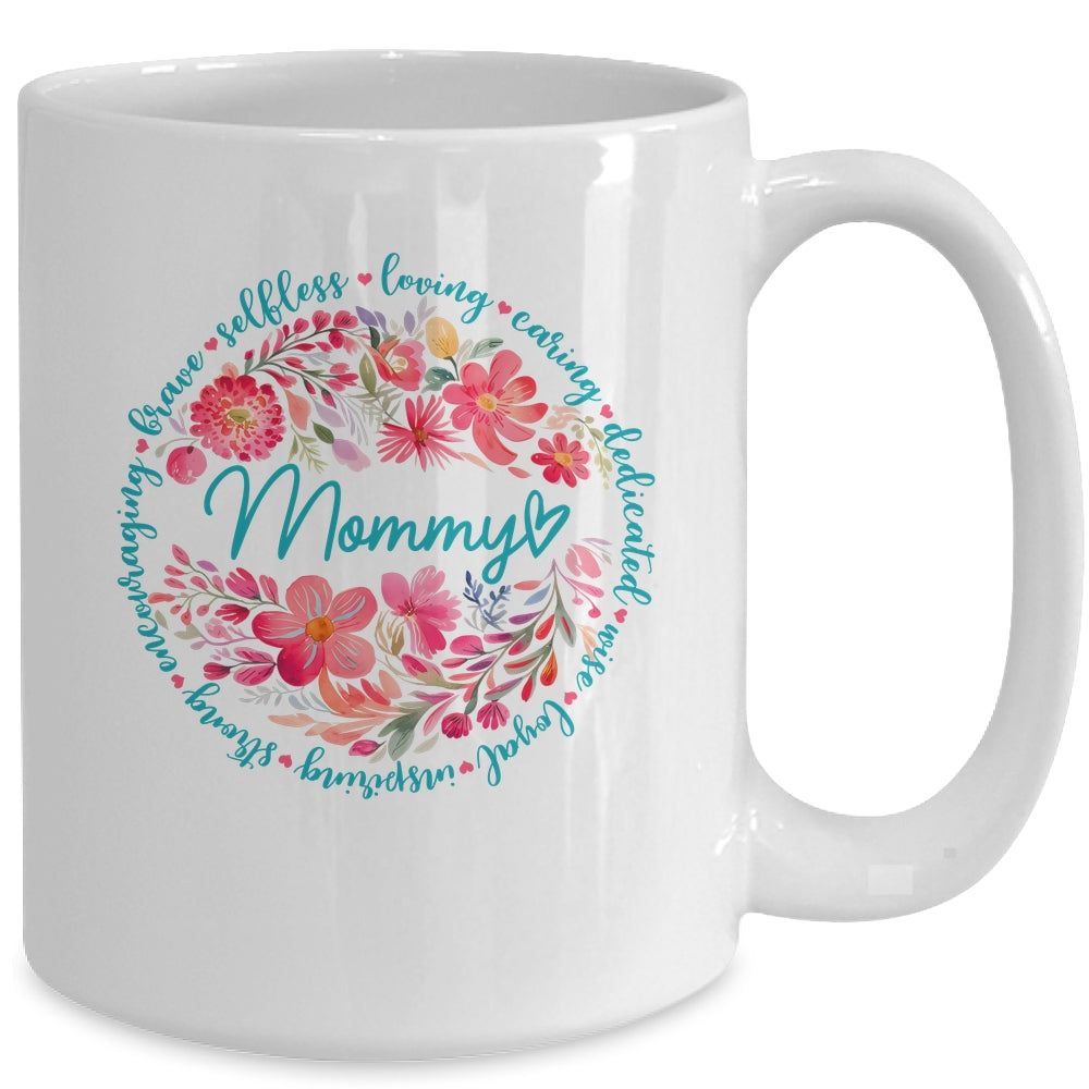 Floral Mommy Mothers Day Gardener Cute Wildflowers Women Mug | siriusteestore