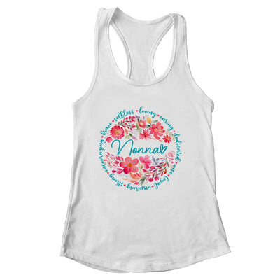 Floral Nonna Mothers Day Gardener Cute Wildflowers Women Shirt & Tank Top | siriusteestore