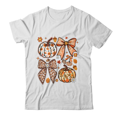 Floral Pumpkin Floral Coquette Fall Pumpkin Autumn Girly Shirt & Sweatshirt | siriusteestore