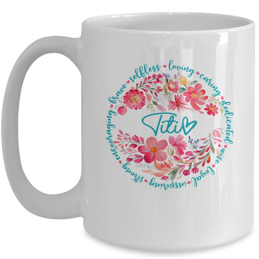 Floral Titi Mothers Day Gardener Cute Wildflowers Women Mug | siriusteestore