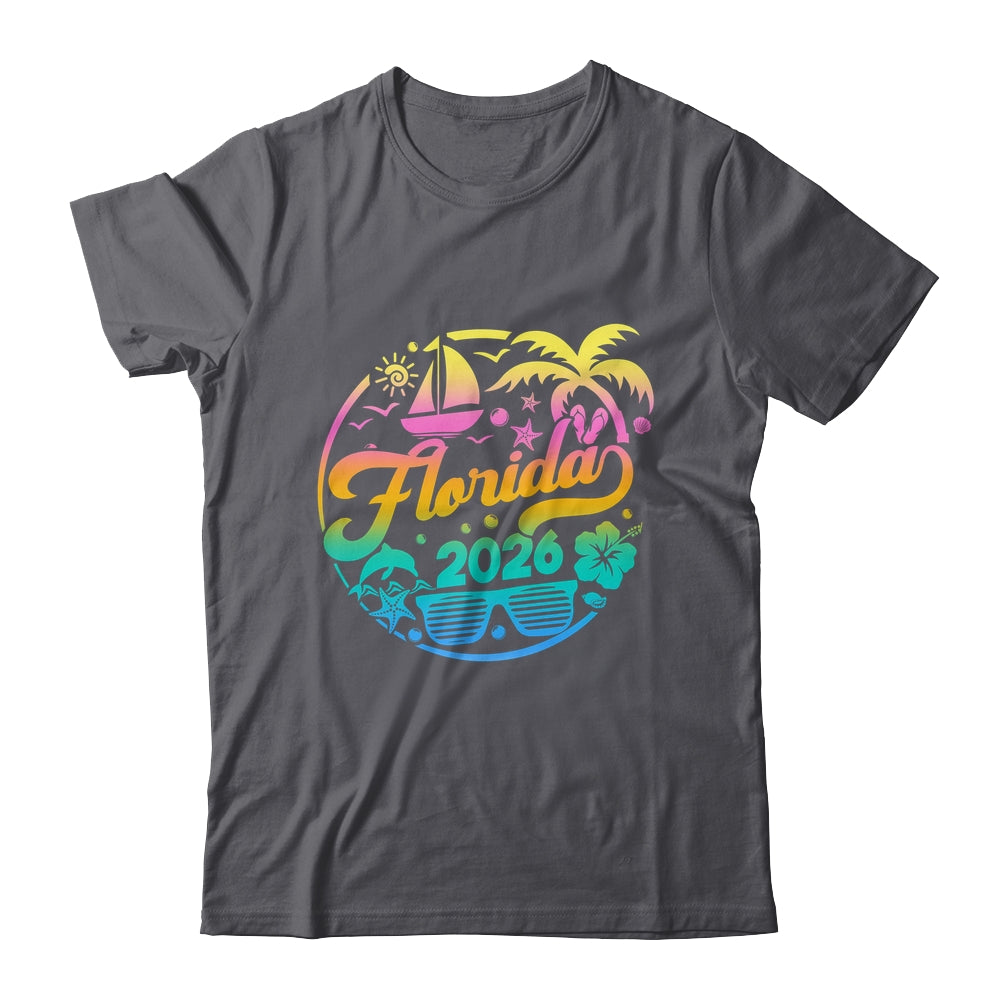 Florida 2026 Family Vacation Beach Matching Group Shirt & Tank Top | siriusteestore