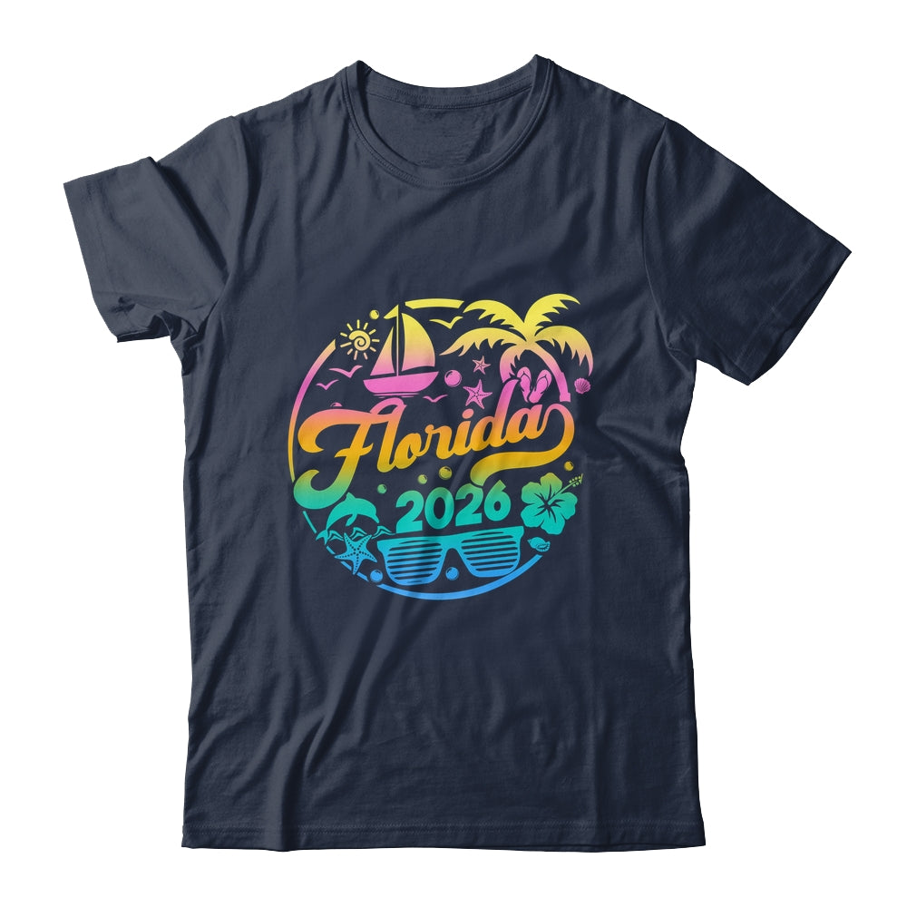 Florida 2026 Family Vacation Beach Matching Group Shirt & Tank Top | siriusteestore