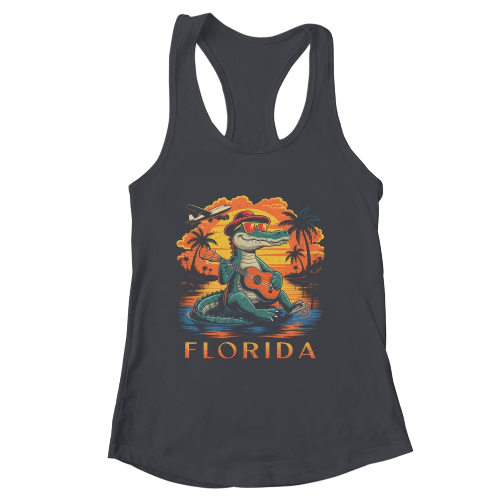 Florida Beach Vacation Summer Cool Alligator Cute Alligator Shirt & Tank Top | siriusteestore