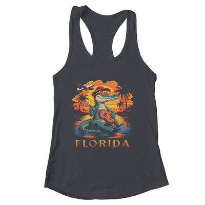 Florida Beach Vacation Summer Cool Alligator Cute Alligator Shirt & Tank Top | siriusteestore