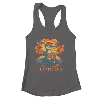 Florida Beach Vacation Summer Cool Alligator Cute Alligator Shirt & Tank Top | siriusteestore