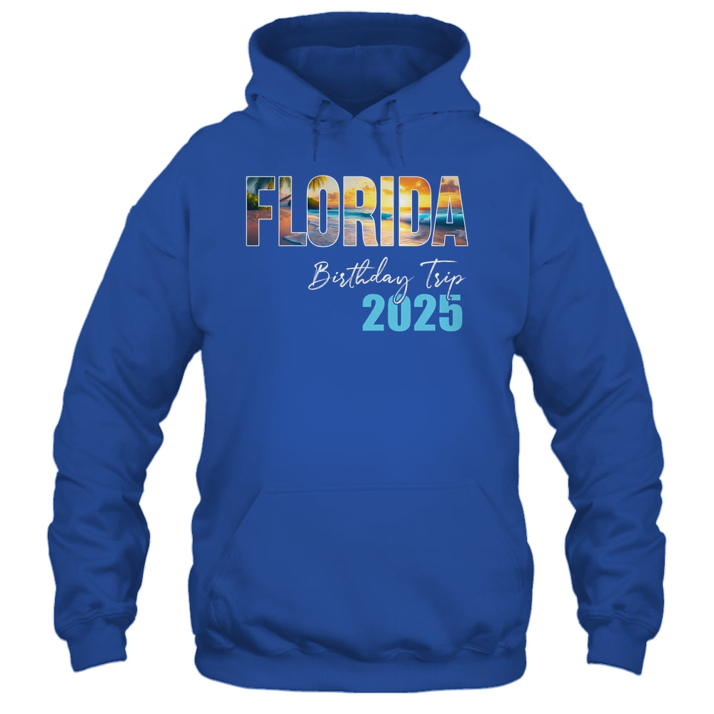 Florida Birthday Trip 2025 Vacation Party Crew Cruise Shirt & Tank Top | siriusteestore