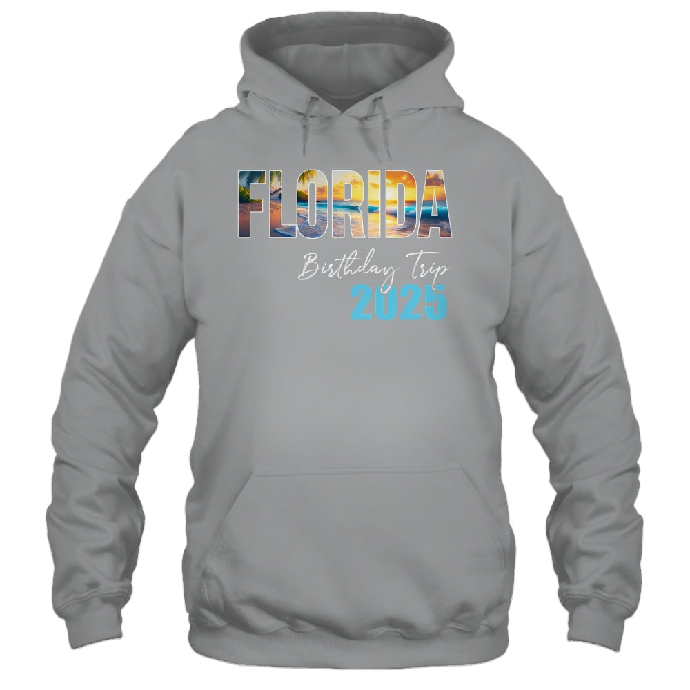 Florida Birthday Trip 2025 Vacation Party Crew Cruise Shirt & Tank Top | siriusteestore