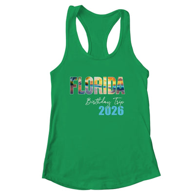 Florida Birthday Trip 2026 Vacation Party Crew Cruise Shirt & Tank Top | siriusteestore