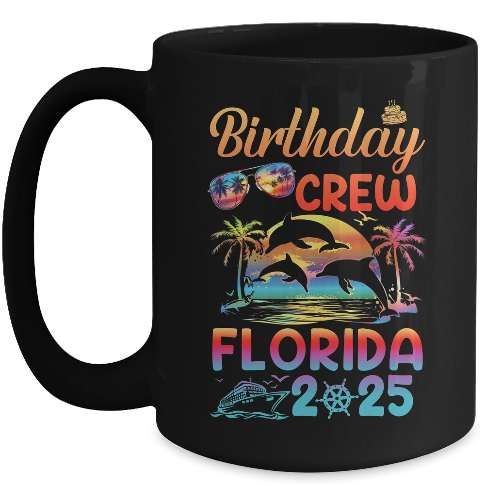 Florida Birthday Trip Vacation 2025 Matching Group Mug | siriusteestore