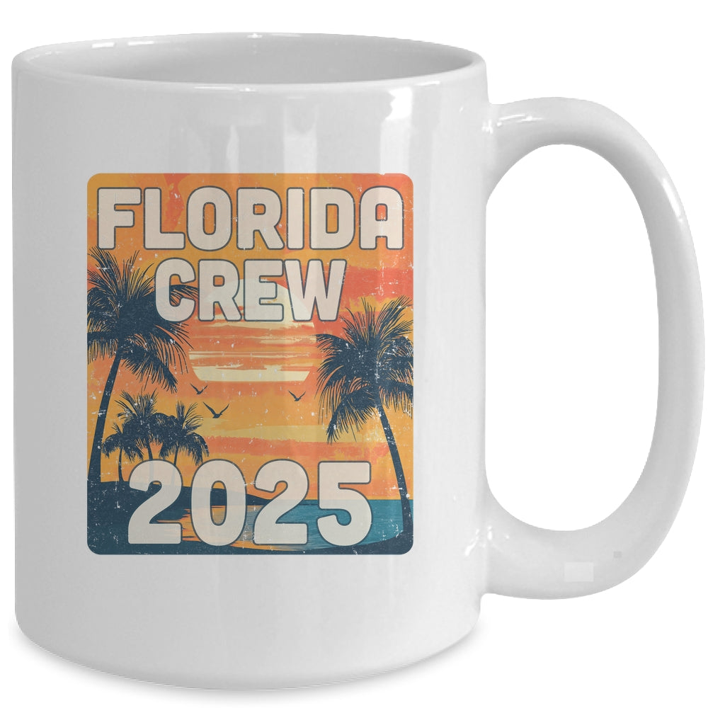 Florida Crew 2025 Vacation Matching Group Travelers Trip Mug | siriusteestore
