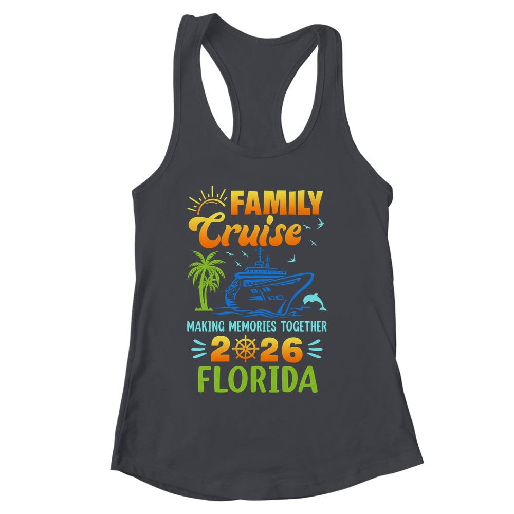 Florida Cruise 2026 Family Friends Group Vacation Matching Shirt & Tank Top | siriusteestore