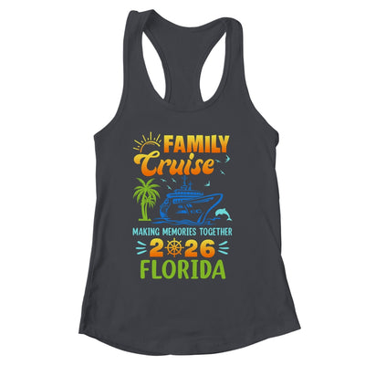 Florida Cruise 2026 Family Friends Group Vacation Matching Shirt & Tank Top | siriusteestore