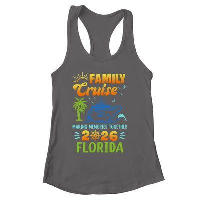 Florida Cruise 2026 Family Friends Group Vacation Matching Shirt & Tank Top | siriusteestore