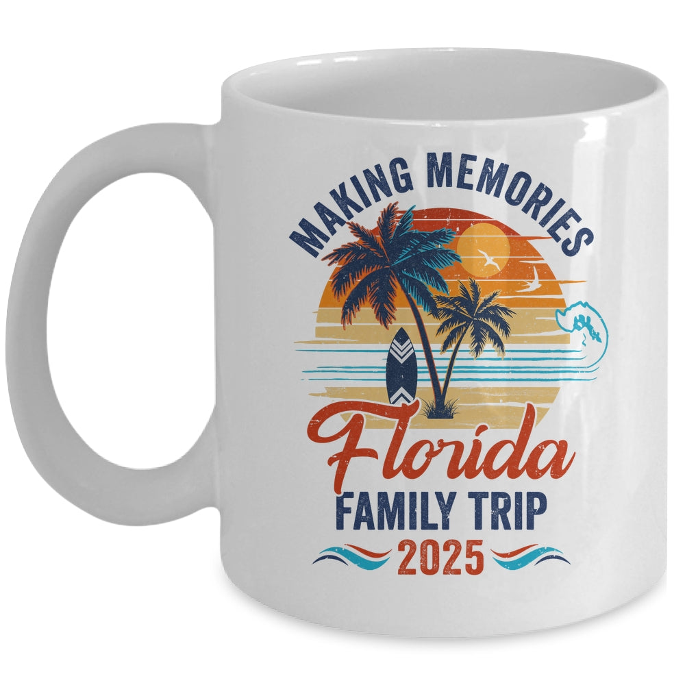 Florida Family Vacation 2025 Making Memories Together Trip Mug | siriusteestore