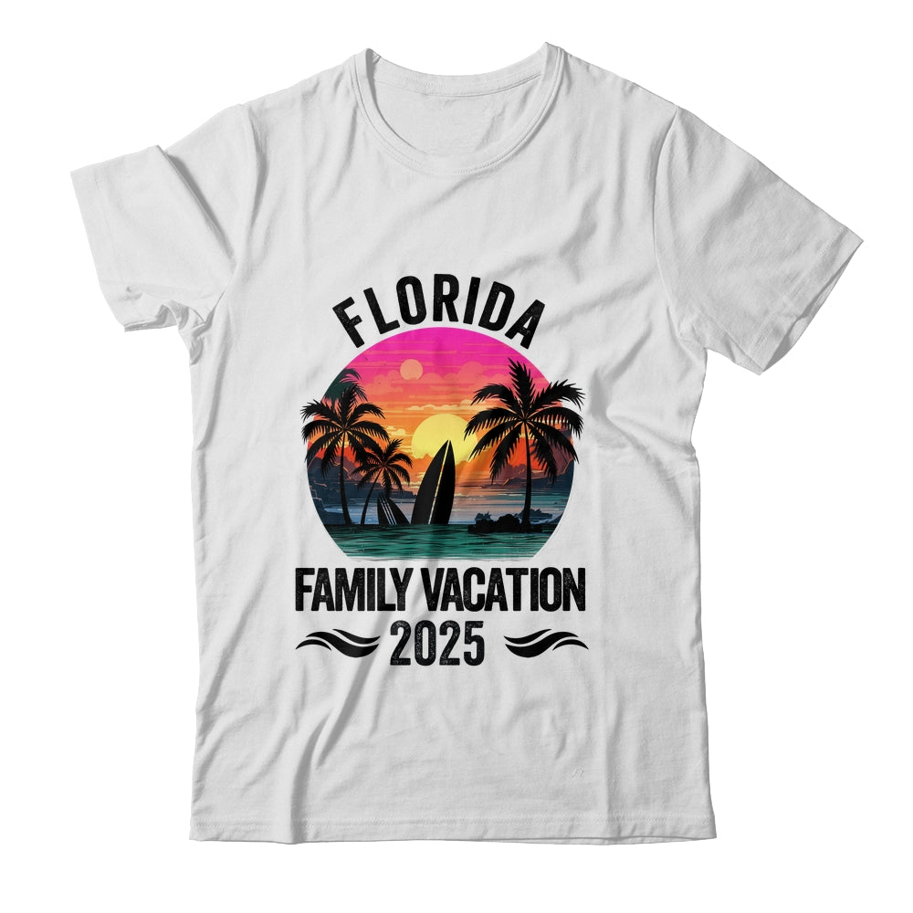 Florida Family Vacation 2025 Matching Outfits Beach Summer Shirt & Hoodie | siriusteestore