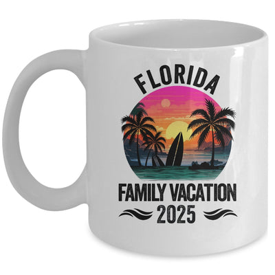 Florida Family Vacation 2025 Matching Outfits Beach Summer Mug | siriusteestore