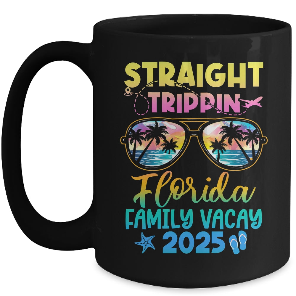 Florida Family Vacay Vacation 2025 Straight Trippin Mug | siriusteestore