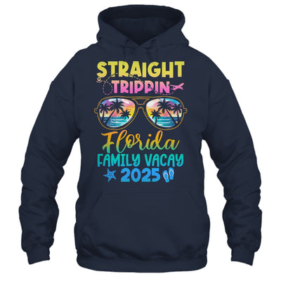 Florida Family Vacay Vacation 2025 Straight Trippin Shirt & Tank Top | siriusteestore