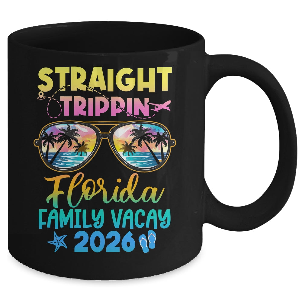 Florida Family Vacay Vacation 2026 Straight Trippin Mug | siriusteestore