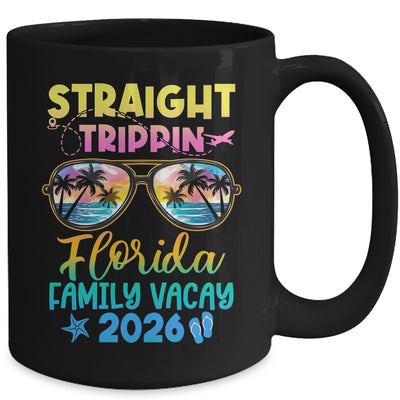 Florida Family Vacay Vacation 2026 Straight Trippin Mug | siriusteestore