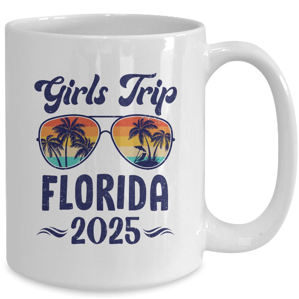 Florida Girls Trip Beach Vacation 2025 Matching Group Mug | siriusteestore