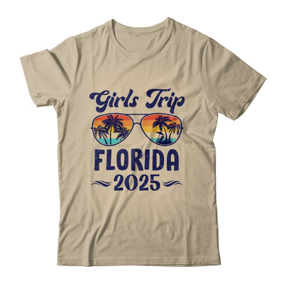 Florida Girls Trip Beach Vacation 2025 Matching Group Shirt & Tank Top | siriusteestore