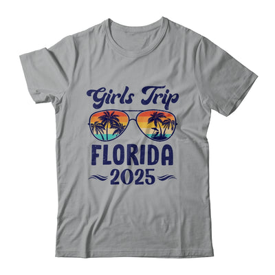Florida Girls Trip Beach Vacation 2025 Matching Group Shirt & Tank Top | siriusteestore