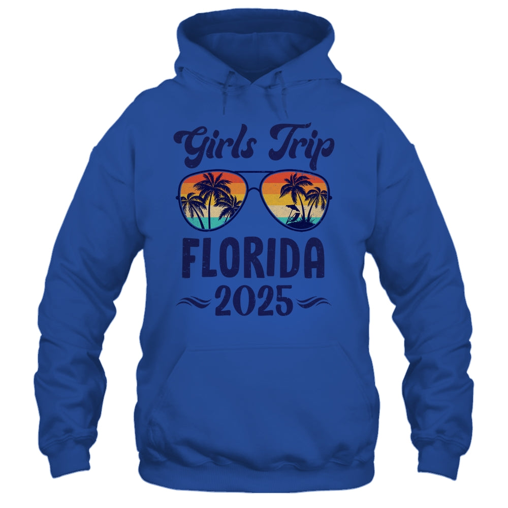 Florida Girls Trip Beach Vacation 2025 Matching Group Shirt & Tank Top | siriusteestore