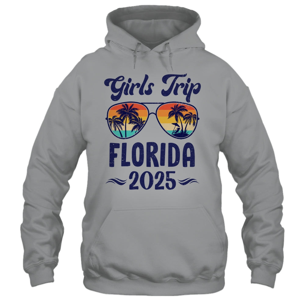 Florida Girls Trip Beach Vacation 2025 Matching Group Shirt & Tank Top | siriusteestore