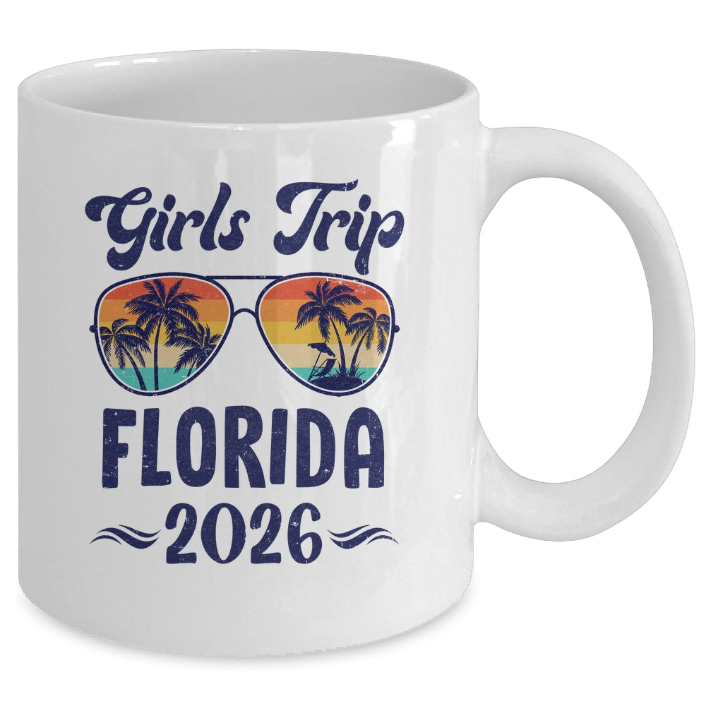 Florida Girls Trip Beach Vacation 2026 Matching Group Mug | siriusteestore