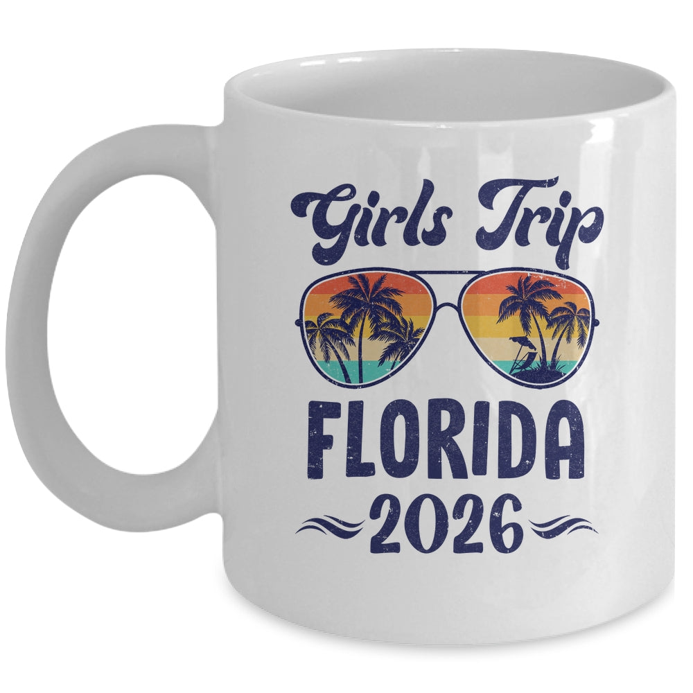 Florida Girls Trip Beach Vacation 2026 Matching Group Mug | siriusteestore