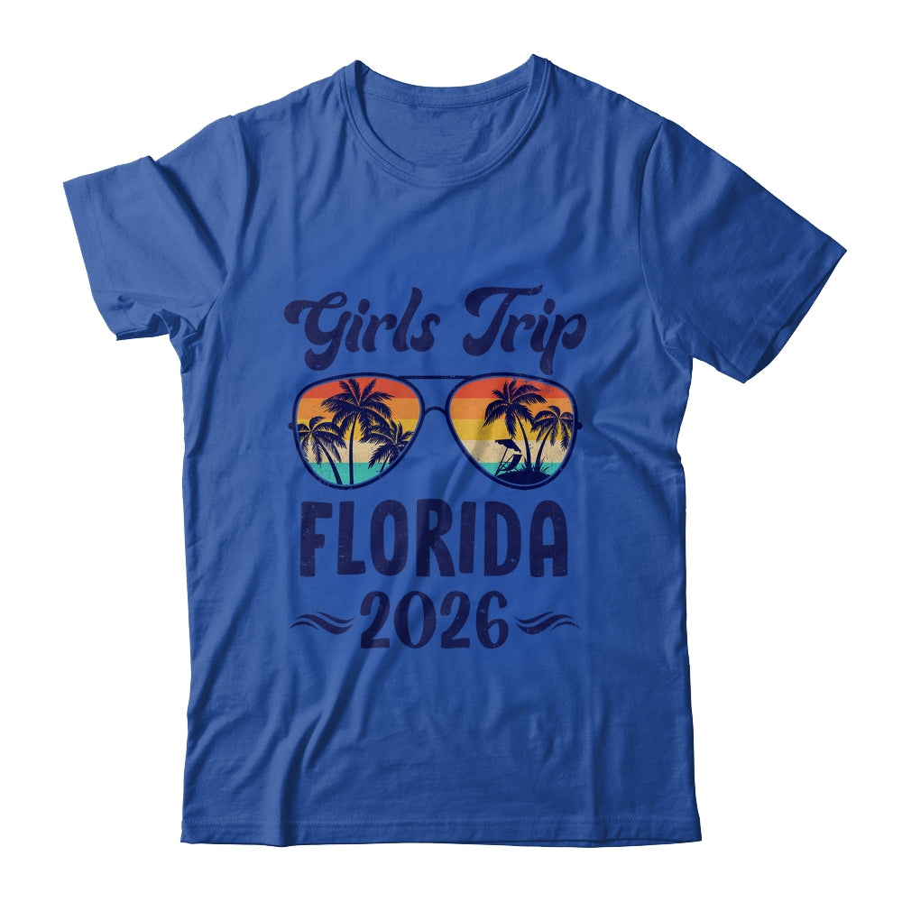 Florida Girls Trip Beach Vacation 2026 Matching Group Shirt & Tank Top | siriusteestore