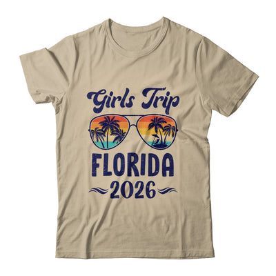 Florida Girls Trip Beach Vacation 2026 Matching Group Shirt & Tank Top | siriusteestore