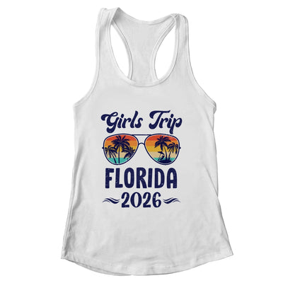Florida Girls Trip Beach Vacation 2026 Matching Group Shirt & Tank Top | siriusteestore