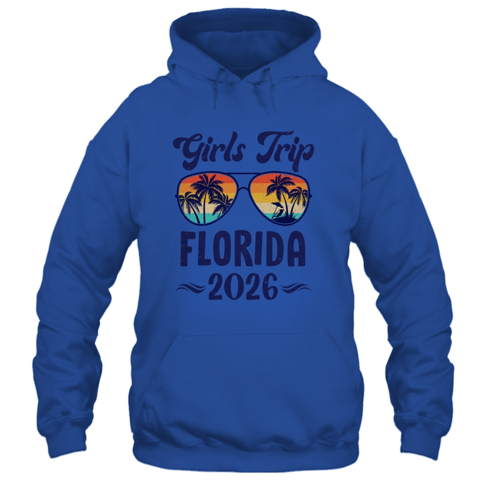 Florida Girls Trip Beach Vacation 2026 Matching Group Shirt & Tank Top | siriusteestore