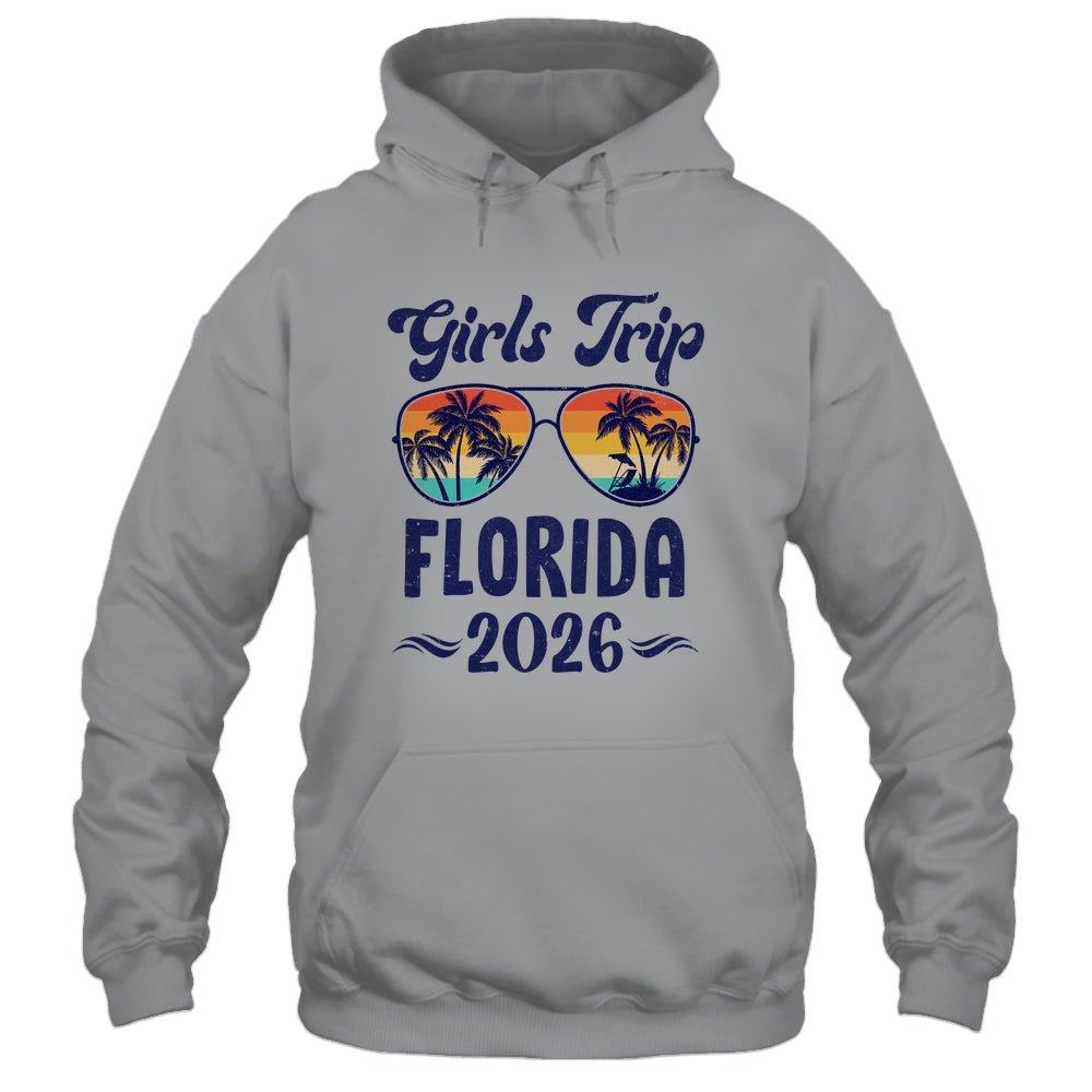 Florida Girls Trip Beach Vacation 2026 Matching Group Shirt & Tank Top | siriusteestore